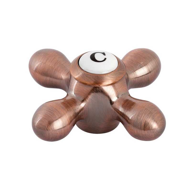 KSH395AXACC Cold Metal Cross Handle, Antique Copper