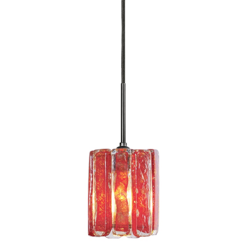 LED Pendant from the Xylo Collection in Bronze Finish by Stone Lighting