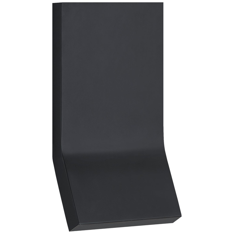 LED Wall Sconce from the Bend Collection in Matte Black Finish by Visual Comfort Signature