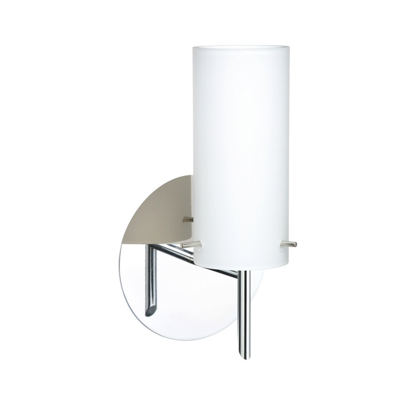 One Light Wall Sconce from the Copa Collection in Chrome Finish by Besa