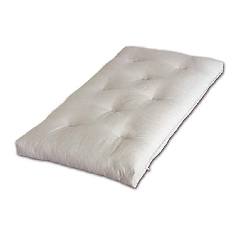 Vivere Zen – Futon Adaki 8 cm per Bambini – Rivestimento Bio Certificato – Misura 60×120 cm