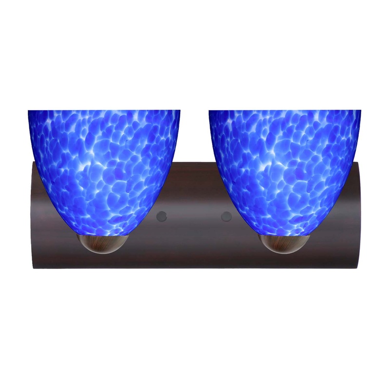 Besa 2WZ-757286-BR Sasha Two Light Wall Sconce Bronze (Discontinued)