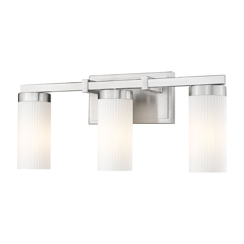 Danica 3-Light Vanity Brushed Nickel
