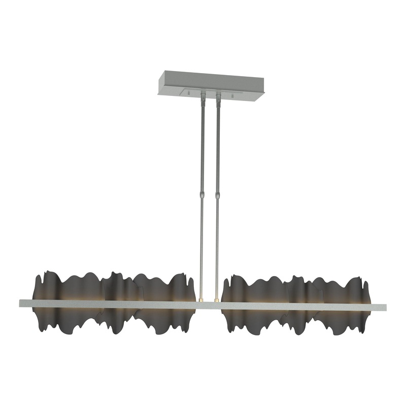 Hildene Large LED Pendant Vintage Platinum Black