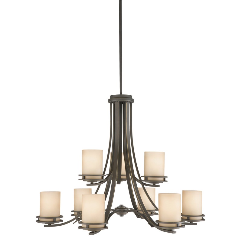 Kichler 1674OZ Nine Light Chandelier, Olde Bronze