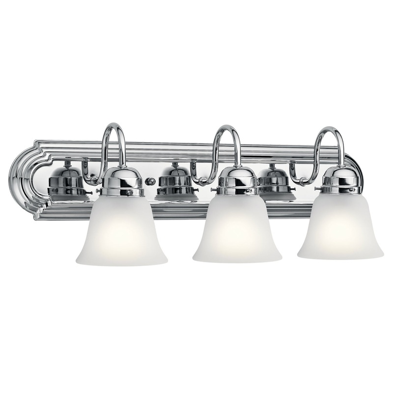 Kichler 5337CHS Three Light Bath, Chrome