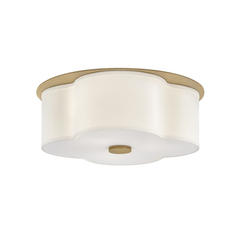 LED Flush Mount from the Delaney Collection in Heritage Brass Finish by Hinkley