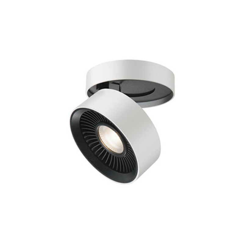 LED Pendant from the Solo Collection in White Finish by Kuzco Lighting