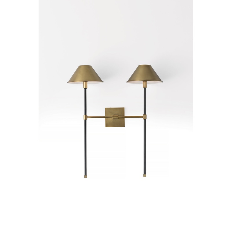 Arteriors 49054 Havana Two Light Wall Sconce Antique Brass