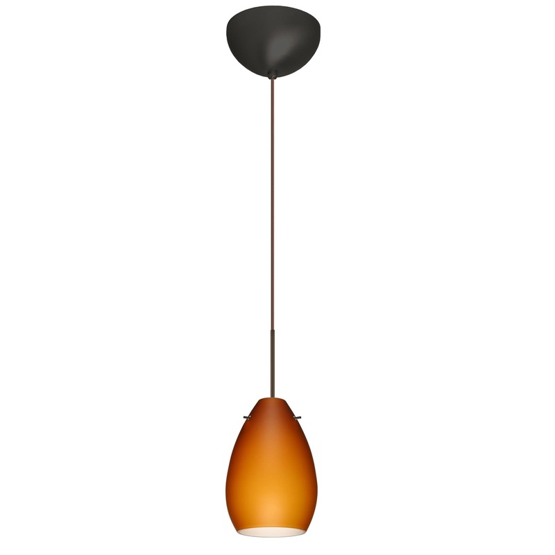 Besa 1XC-171380-LED-BR Pera One Light Pendant Bronze (Discontinued)