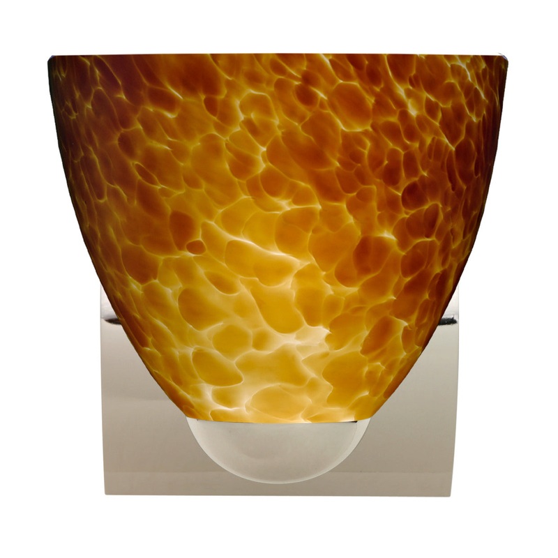 One Light Wall Sconce from the Sasha Collection in Chrome Finish by Besa