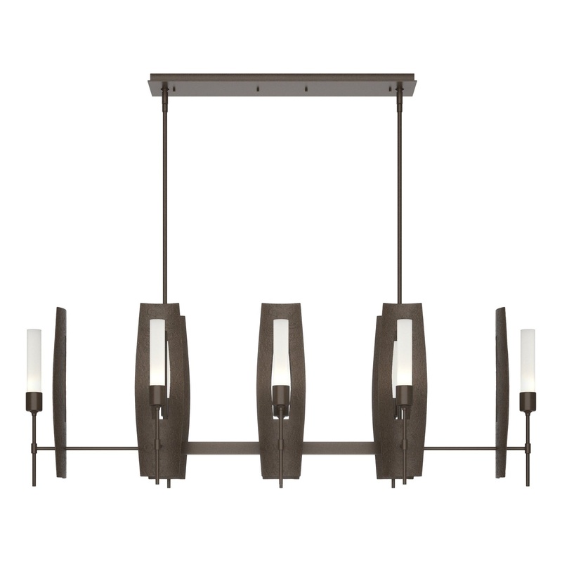 Passage 8-Light Pendant Bronze Frosted Glass (FD)