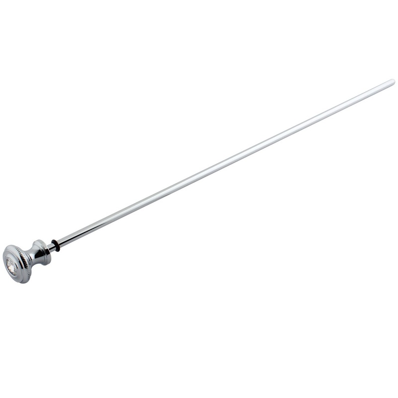 Wilshire KSPR1971WLL Brass Pop-Up Rod, Polished Chrome