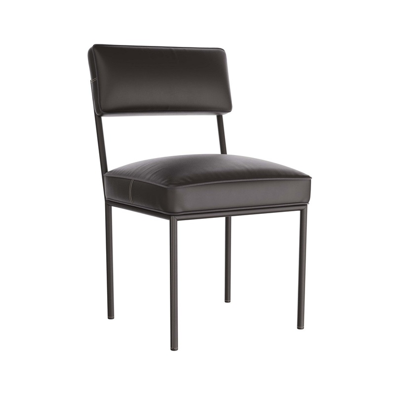 Arteriors FRI02 Topanga Dining Chair Graphite