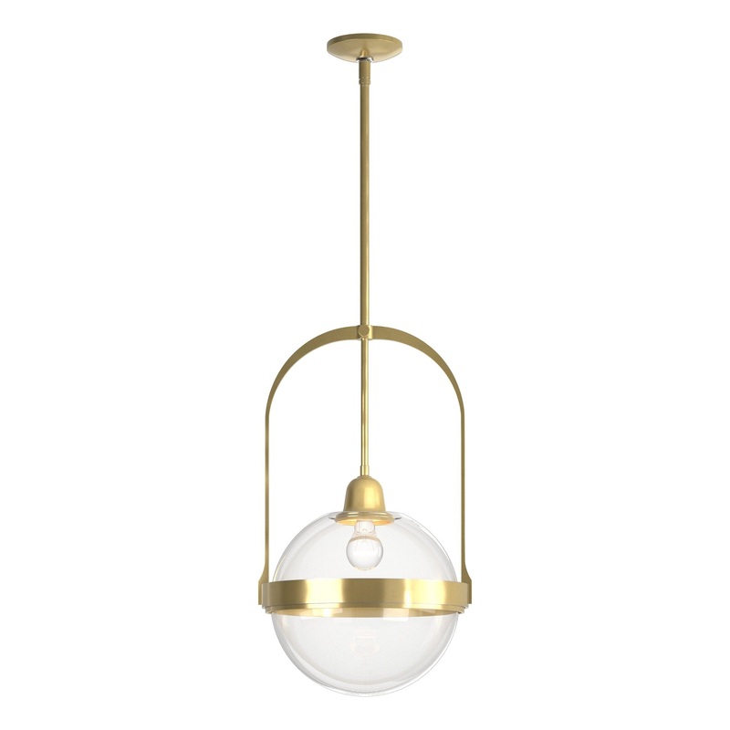 Atlas Pendant Modern Brass Clear Glass (ZM)