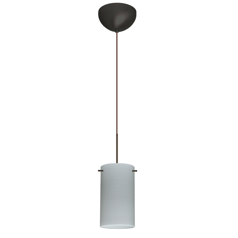 Besa 1XC-4404KR-BR Stilo One Light Pendant Bronze