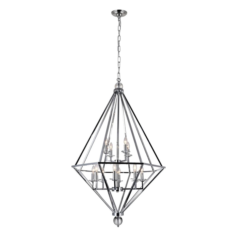 Calista Chandelier Chrome