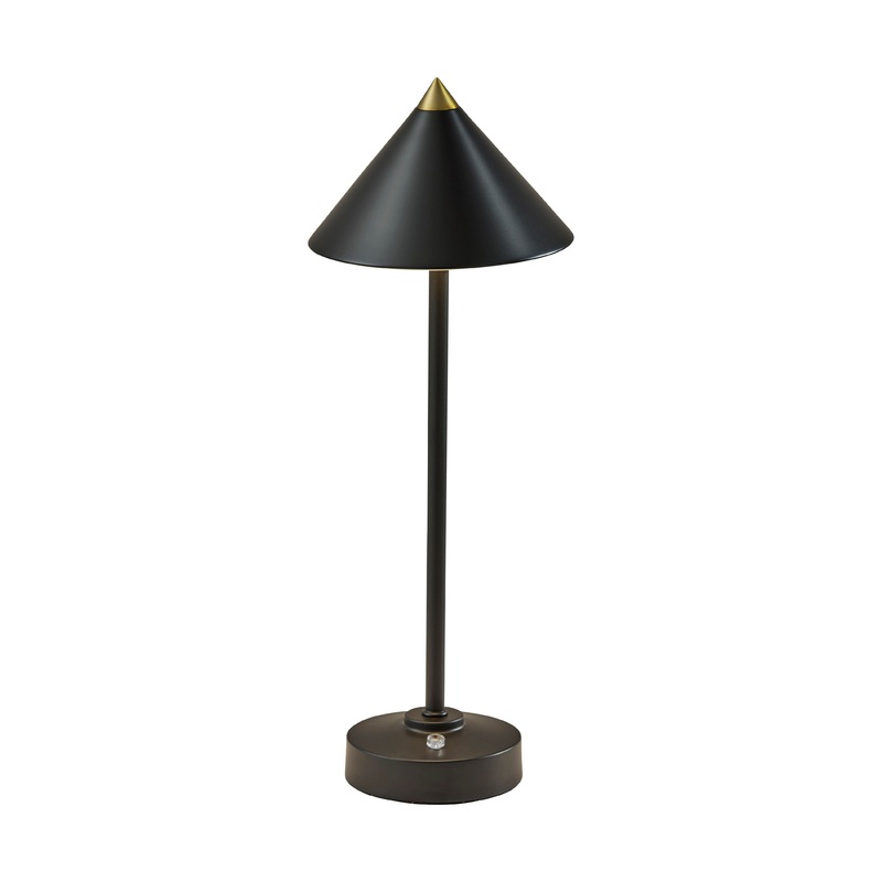 Ritchie LED Cordless Table Lamp Black