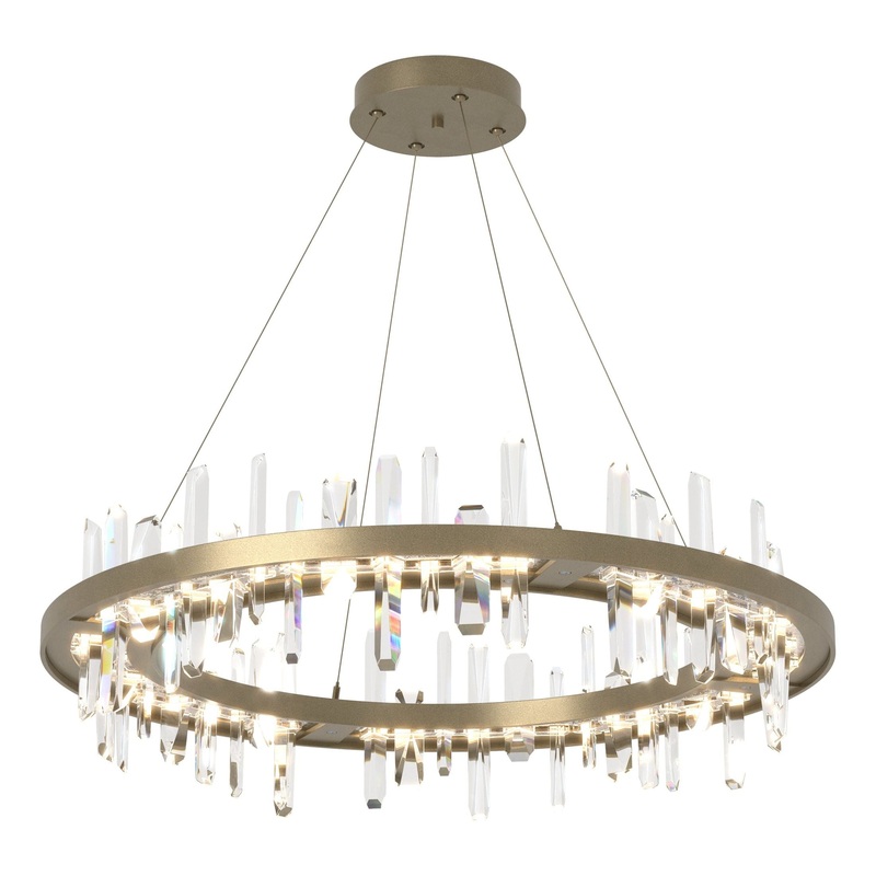 Solitude Circular LED Pendant Soft Gold