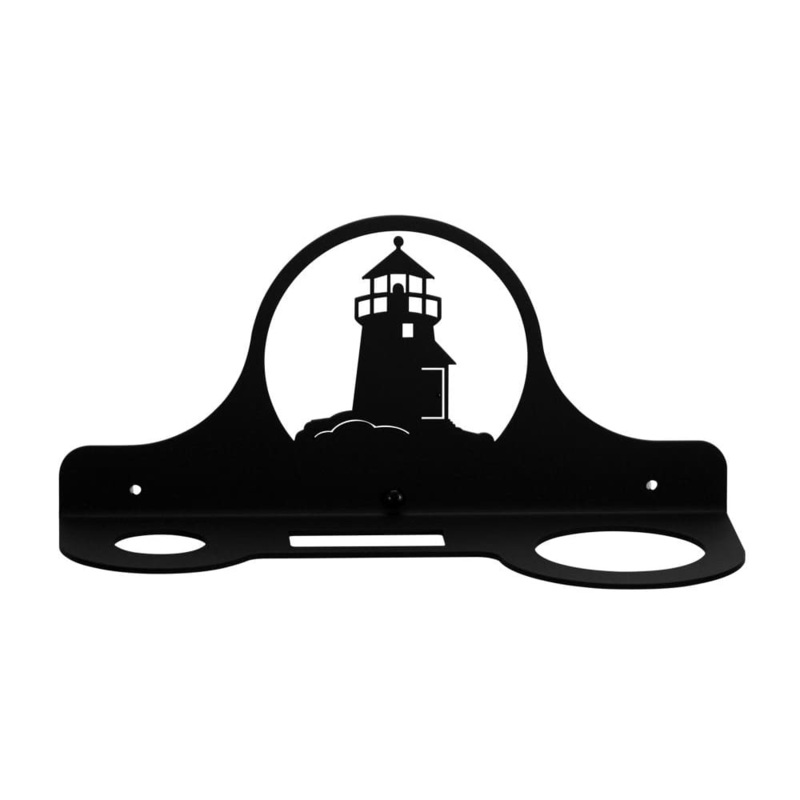 Village Wrought Iron HD-10 Lighthouse Hair Dryer Rack