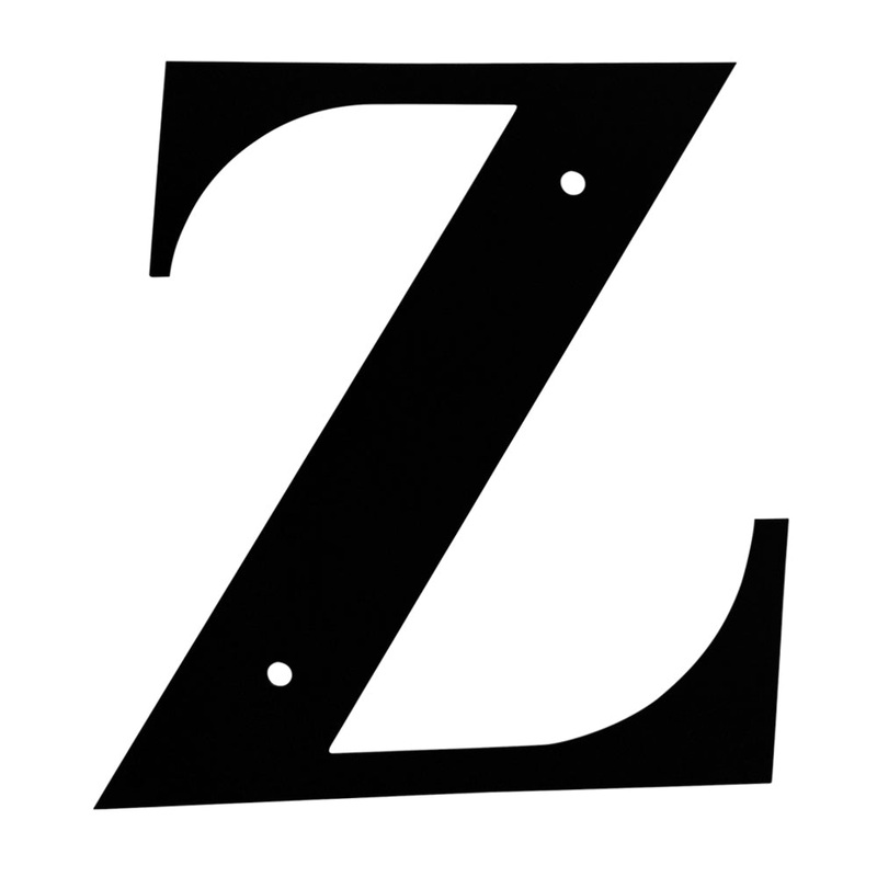 Village Wrought Iron LET-Z-M Letter Z Medium