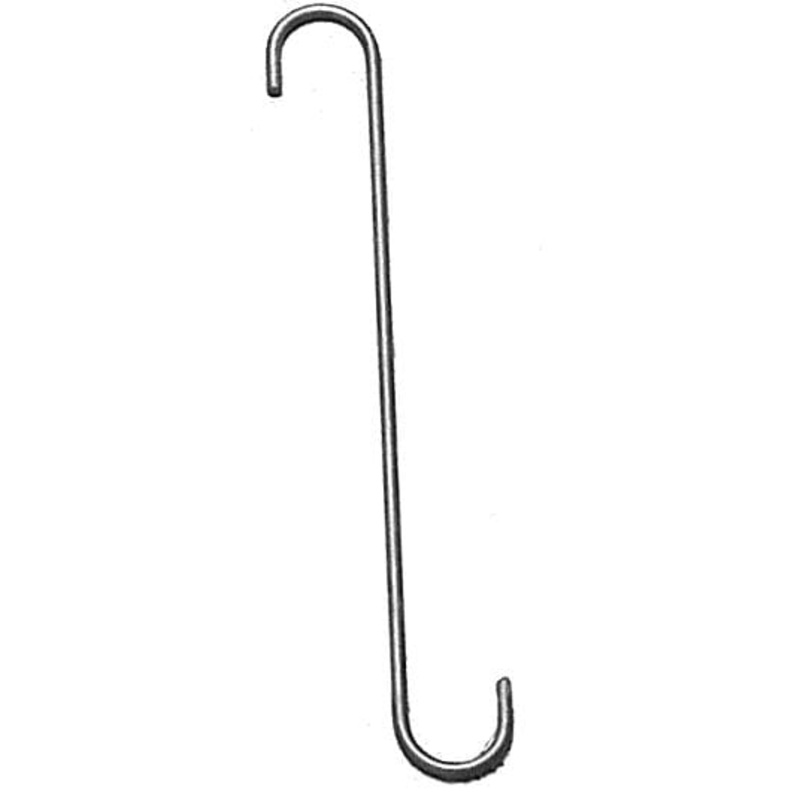 Village Wrought Iron SH-10-A S Hook 10 Inch L