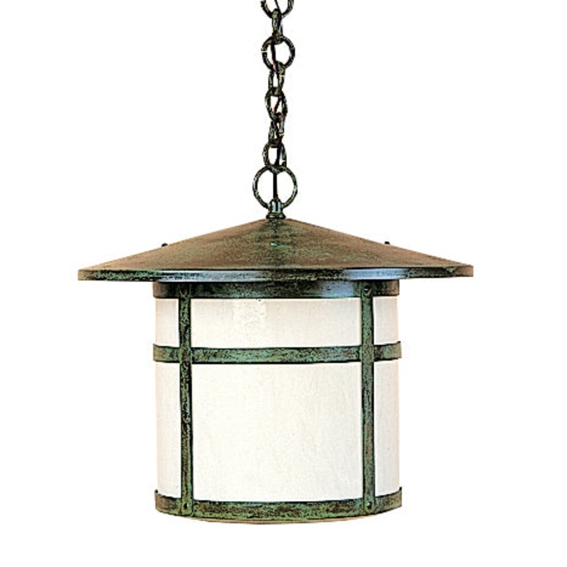 Arroyo BH-17OF-VP Berkeley One Light Pendant Verdigris Patina
