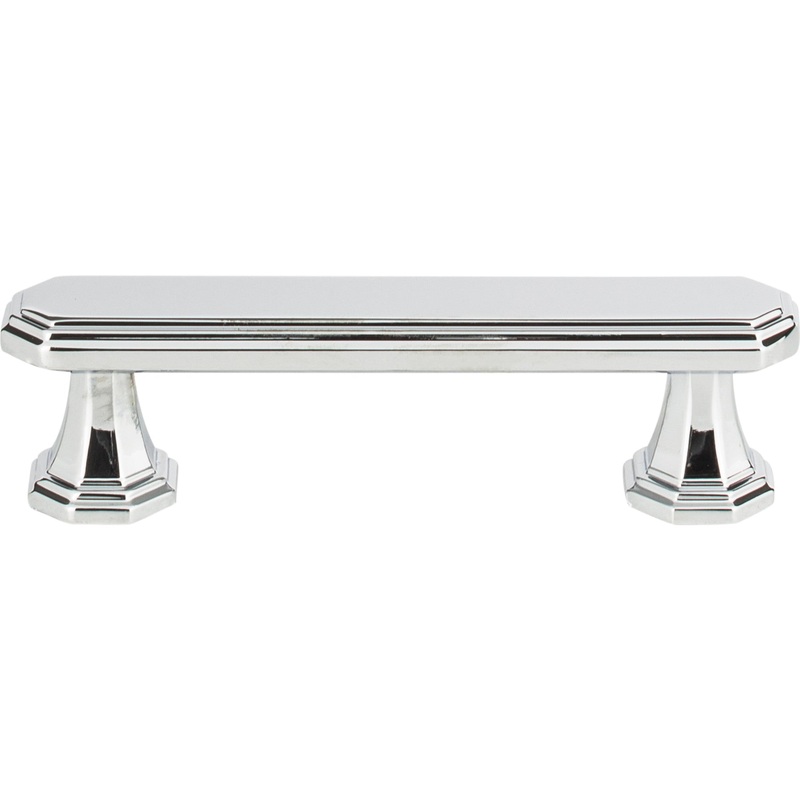 Atlas Homewares Dickinson Pull 3 Inch (c-c) Polished Chrome