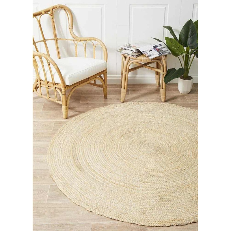 Atrium Polo Bleach By Rug Culture – 120X120cm ROUND