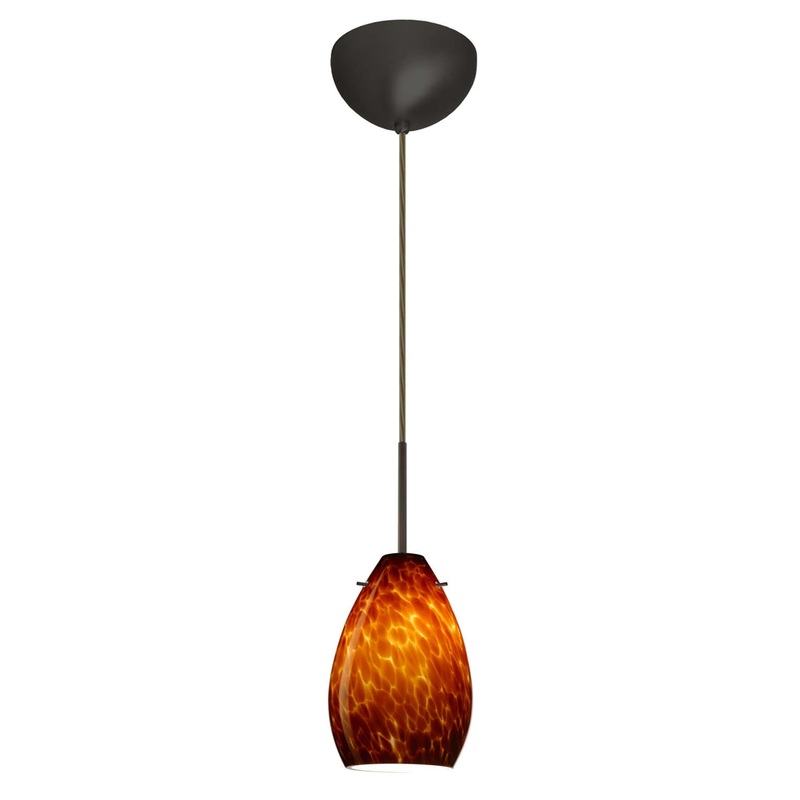 Besa 1BC-171318-BR Pera One Light Pendant Bronze