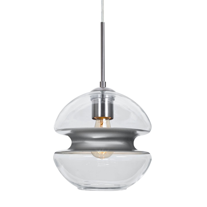 Besa 1JT-HULA8SL-EDIL-SN Hula 8 One Light Pendant Satin Nickel