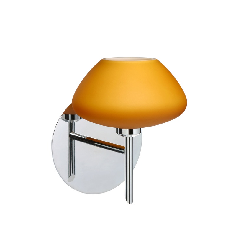 Besa 1SW-541080-CR Peri One Light Wall Sconce Chrome