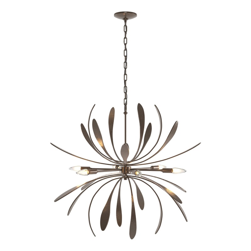 Dahlia Chandelier Bronze