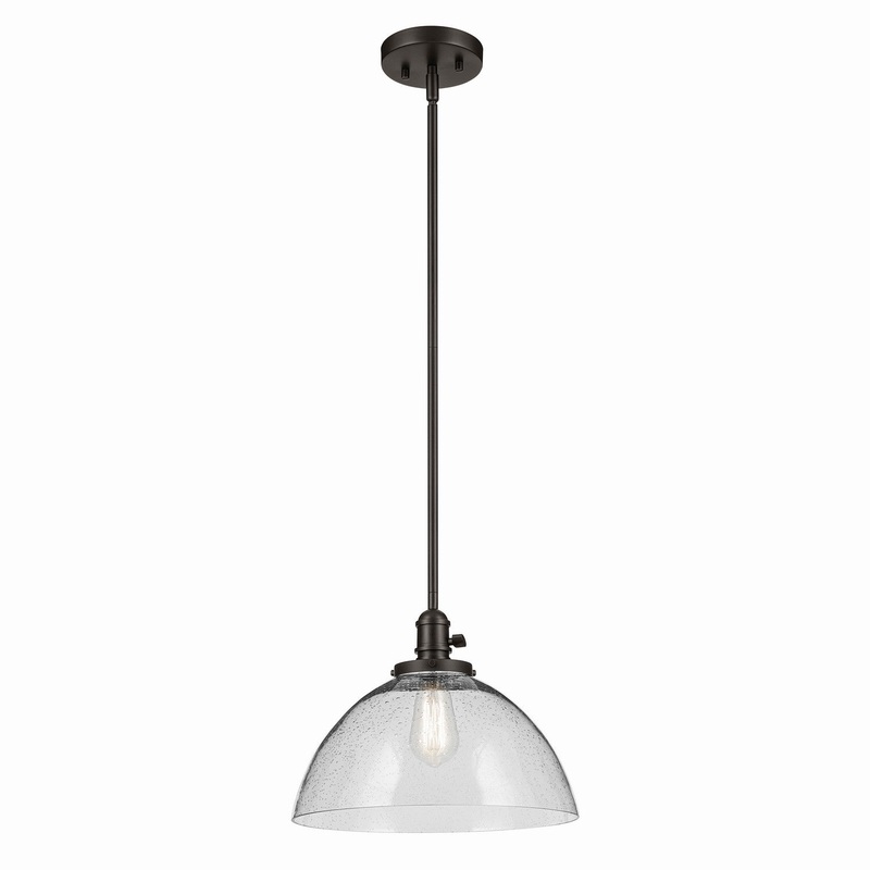 Kichler 43912OZ One Light Pendant, Olde Bronze
