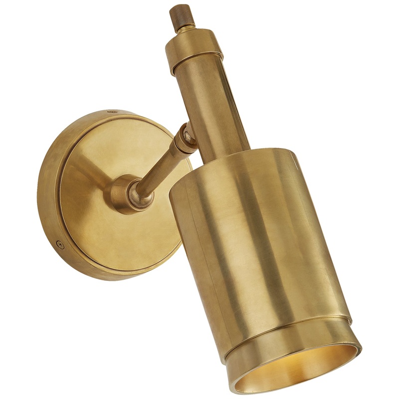 One Light Wall Sconce from the Anders Collection in Hand-Rubbed Antique Brass Finish by Visual Comfort Signature