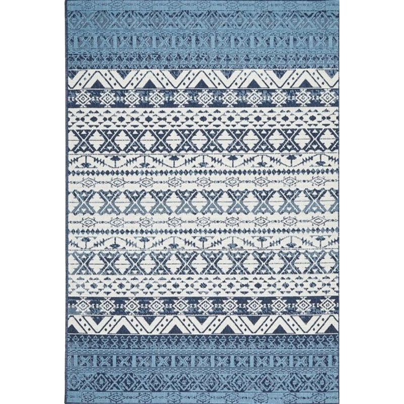 Seaside 3333 White Blue by Rug Culture-220X150CM – RECTANGLE