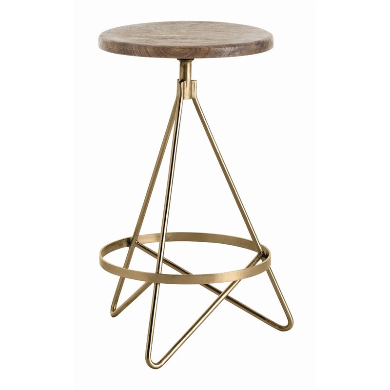 Arteriors 6698 Wyndham Counter Stool Natural Wax
