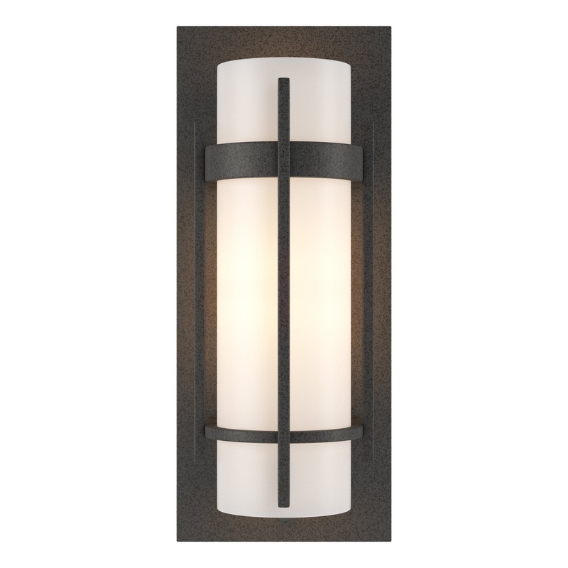 Banded with Bar Sconce Natural Iron