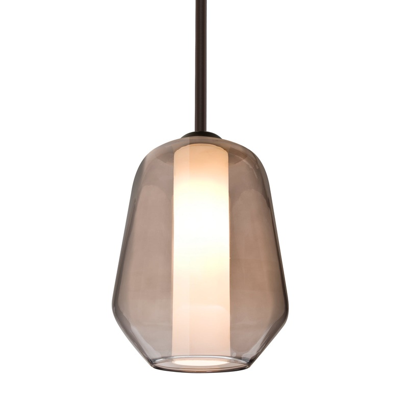 Besa 1TT-LINKSM-BR Link One Light Pendant Bronze