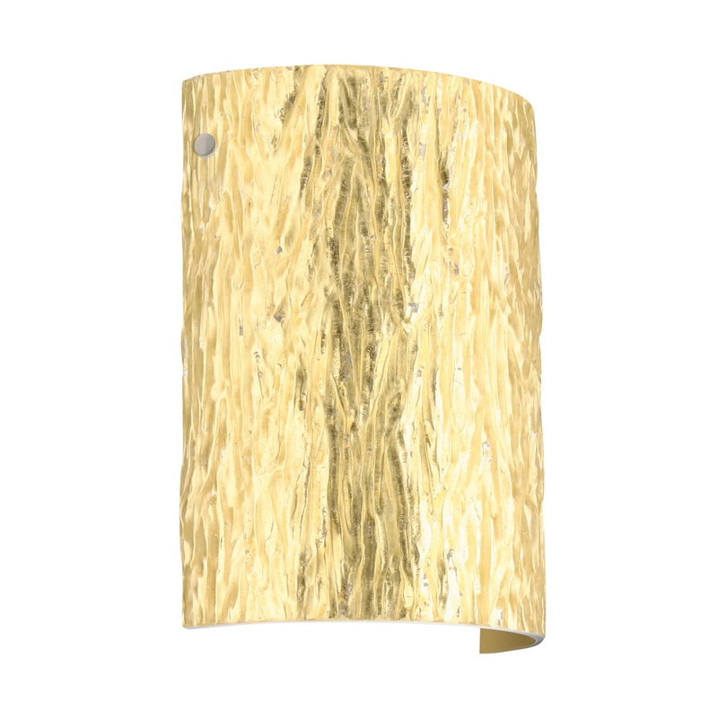 Besa 7090GF-LED-SN Tamburo One Light Wall Sconce Satin Nickel