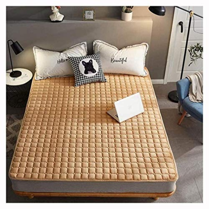 Materasso Futon, Materasso Giapponese Tatami Flanella Morbido E Traspirante Per Residenze Studentesche Materasso Da Pavimento Domestico,E-180 x 200 cm