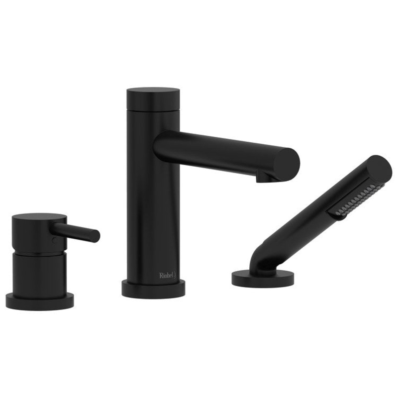 Tub Filler Trim Zendo 1 Lever Chrome ADA Deck Mount 8.7 Gallons per Minute