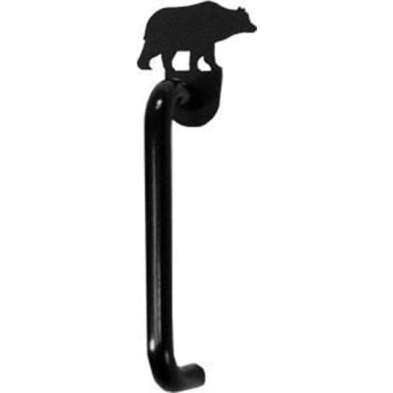 Village Wrought Iron DHP-A-14 Bear Door Handle Vertical