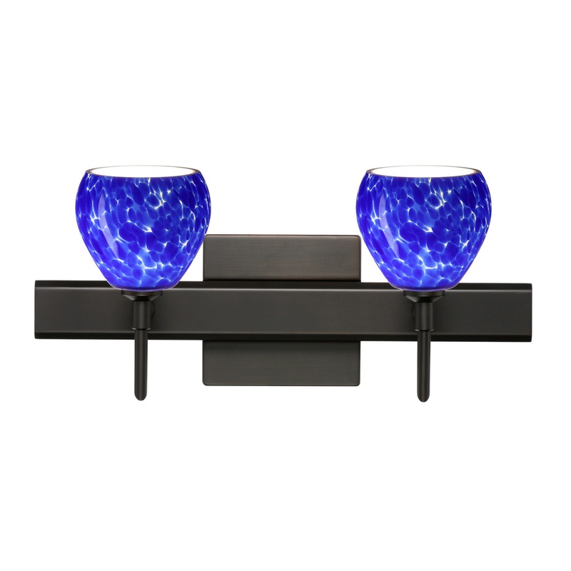 Besa 2SW-560586-BR-SQ Tay Tay Two Light Wall Sconce Bronze (Discontinued)