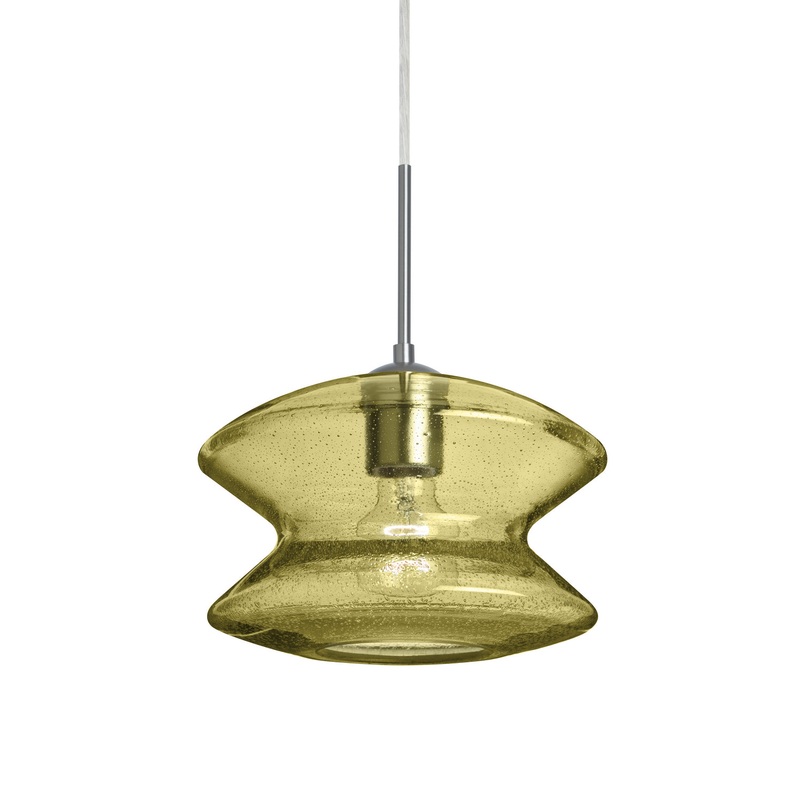 Besa J-ZENGD-SN Zen One Light Pendant Satin Nickel (Discontinued)