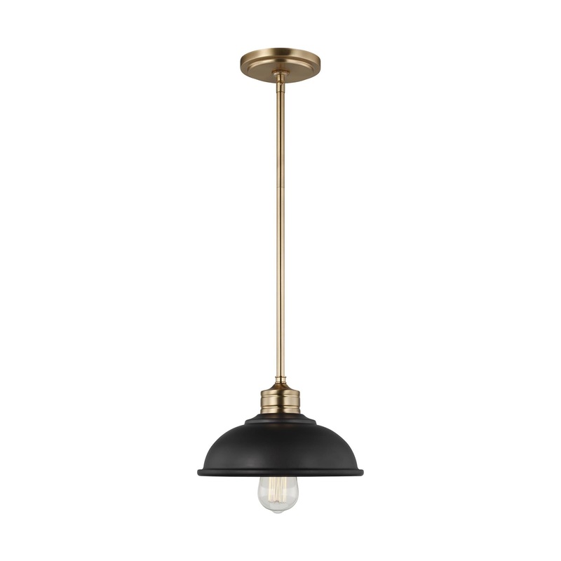 Dustin One Light Pendant Midnight Black