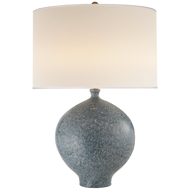 One Light Table Lamp from the Gaios Collection in Blue Lagoon Finish by Visual Comfort Signature