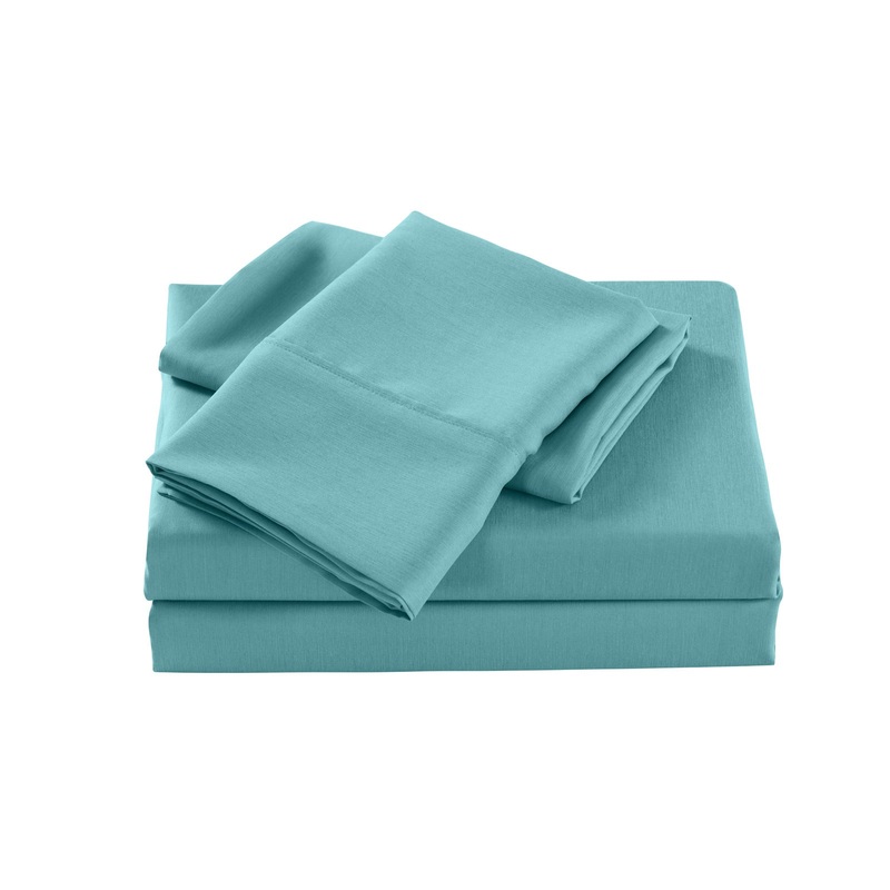 Royal Comfort 2000 Thread Count Bamboo Cooling Sheet Set Ultra Soft Bedding – Single – Aqua