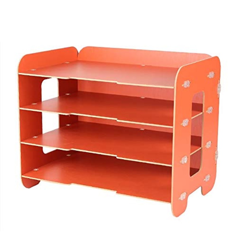 Schedario Classificatore Verticale Cartella del Desktop, Portariviste in Legno Scaffale per Cancelleria A pi Piani, Forniture per Ufficio O Articoli per La Casa (Size : #3)
