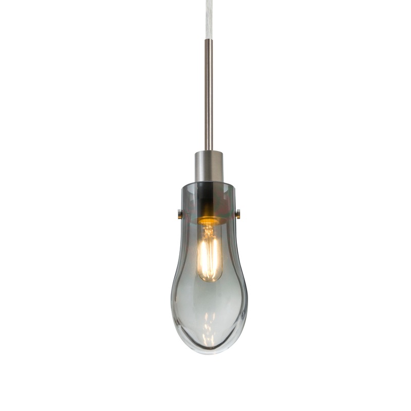 Besa 1JC-WISHSM-EDIL-SN Wish One Light Pendant Satin Nickel